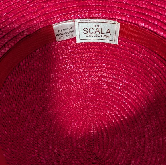 Elegant Pink Sun Hat - Picture 2 of 3